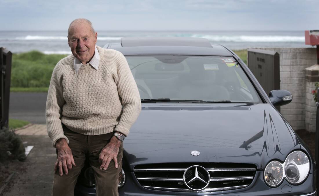 Port Fairy's Colwyn Martin is motoring towards his 100th birthday.