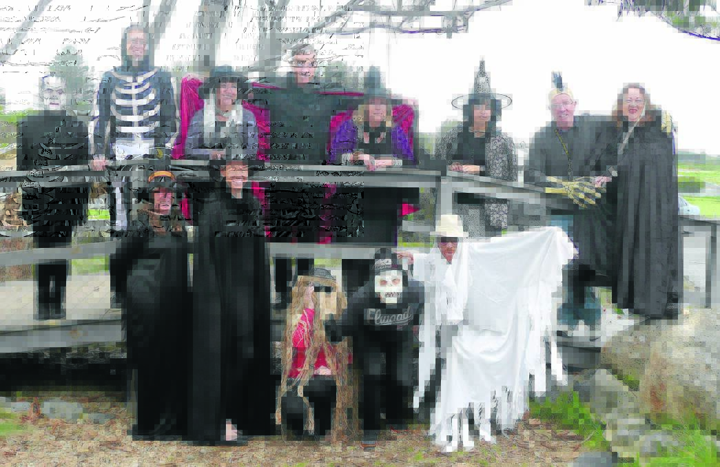 Port Fairy Consolidated School staff display their ghoulish outfits for a spooky dress-up for Friday the 13th. 