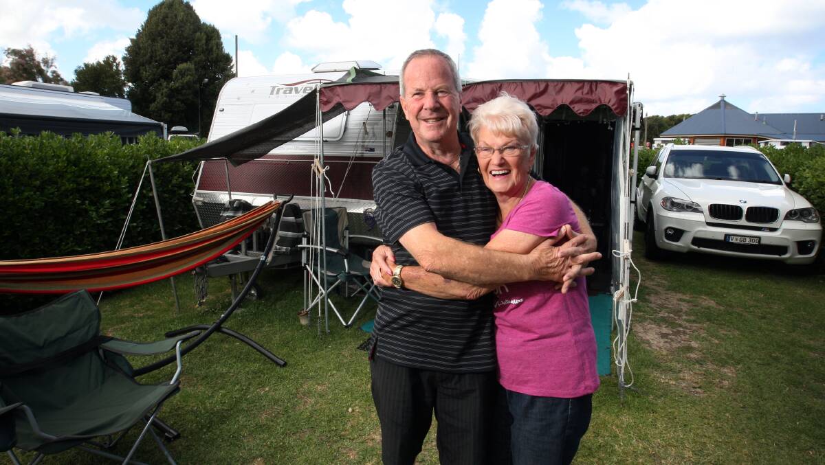 Edenhope couple Gary and Wendy Berry were kids when they first met at Warrnambool’s Surfside Holiday Park. They’ve been back every summer for 60 years — with their ever-expanding family in tow.