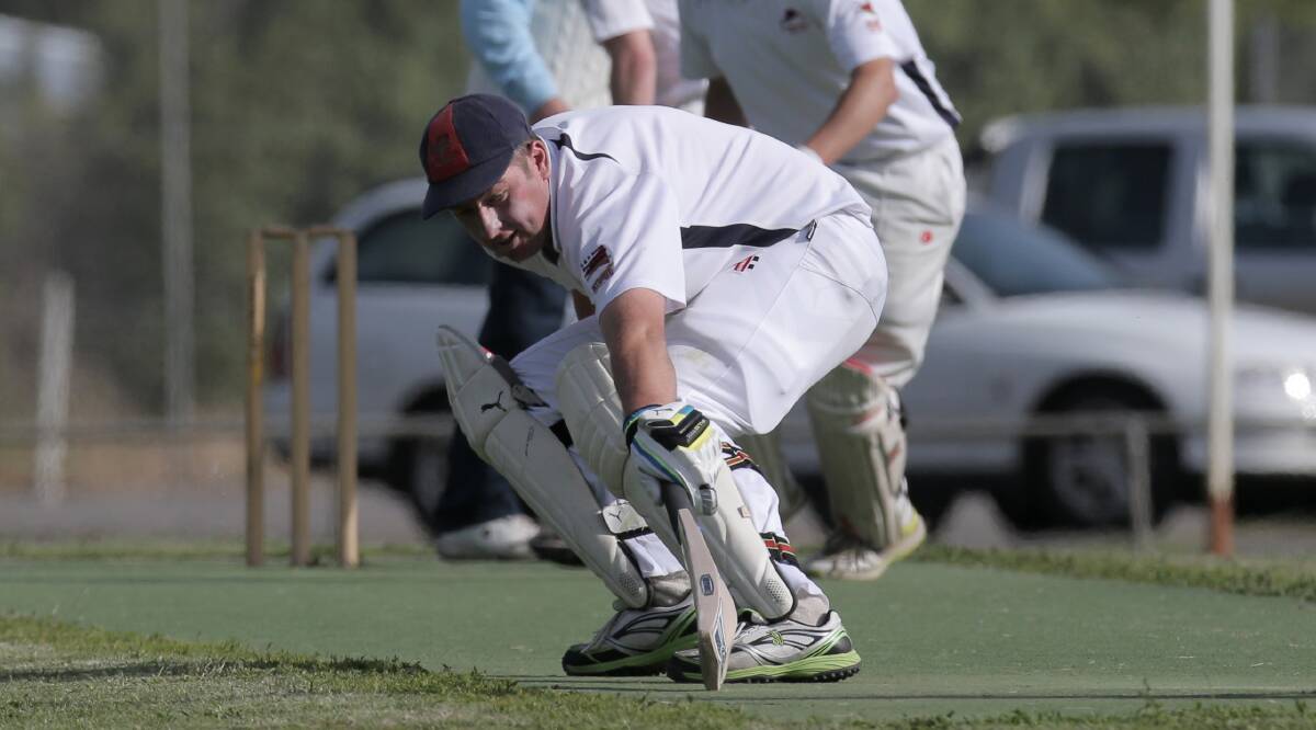 Heytesbury captain-coach Travis Brown (pictured) is pushing his side to play finals this season. 131214AS32