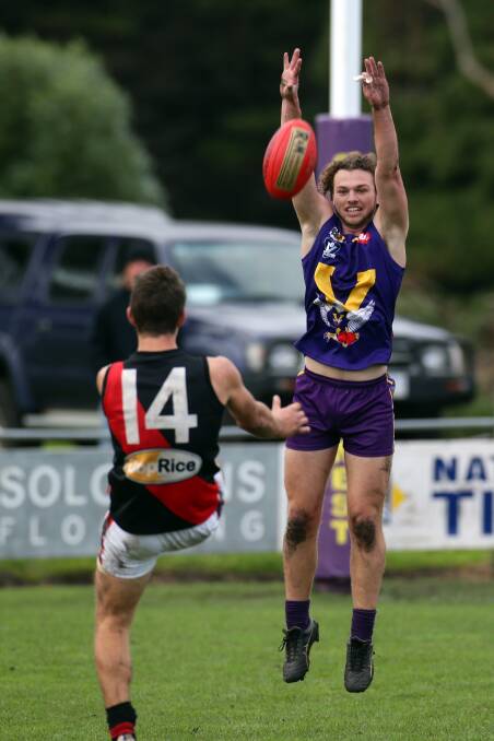 Port Fairy’s Mason Crosier’s ability to defend could help the Seagulls play finals in 2015, according to rival Hampden league coaches. 140614DW59 Picture: DAMIAN WHITE