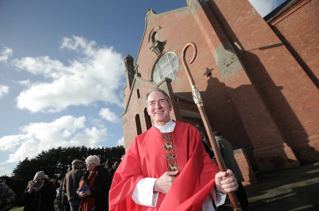 Bishop Paul Bird led Mass for the 100-year anniversary of St Brigid’s church. 