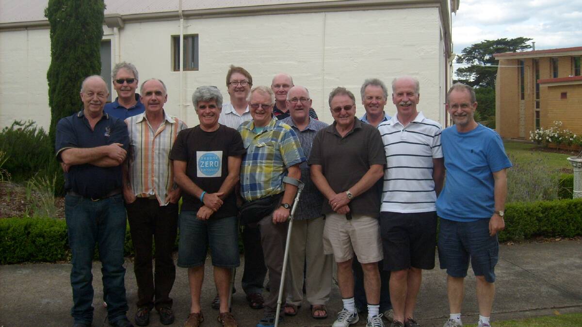 Former Christian Brothers College students from the class of 1971 toured their former school at the weekend. Picture: SUPPLIED