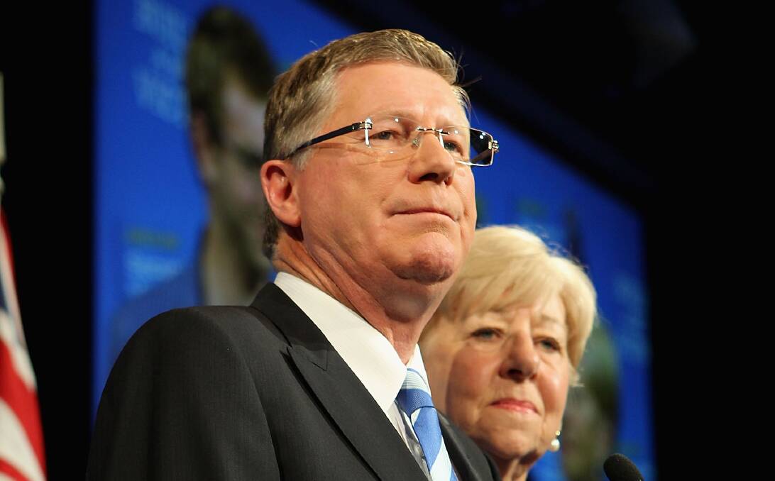 Former premier Denis Napthine has stood down as Liberal Party leader but will continue to serve in Parliament as member for South West Coast.  Pictures: FAIRFAX