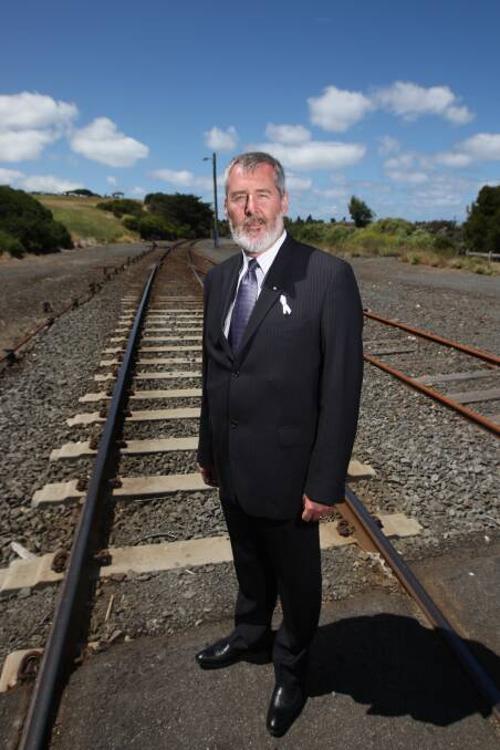 ALP candidate Roy Reekie wants more train services.141121AS22