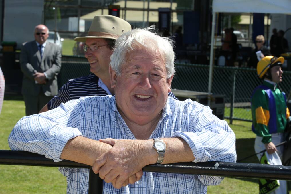Winning trainer Geoff Daffy was a happy man the horses third win for him. 150129DW07  150129DW01 Pictures: DAMIAN WHITE