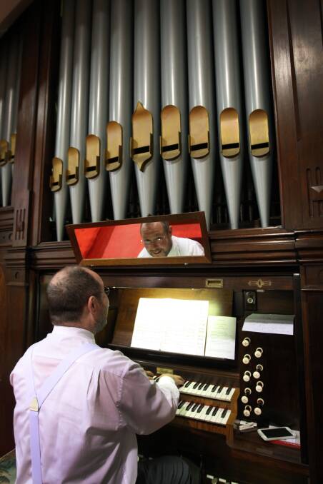 Organist Craig Doherty.