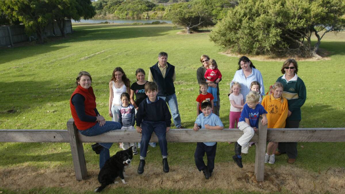 South Warrnambool residents at the Stanley Street park area beside the Merri River, the site of a new playground.