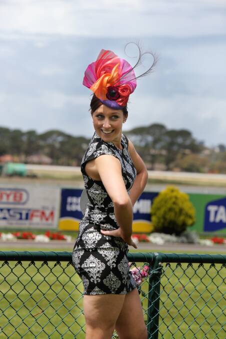 Fashions on the Field entrant Kate Duynhoven from Warrnambool.