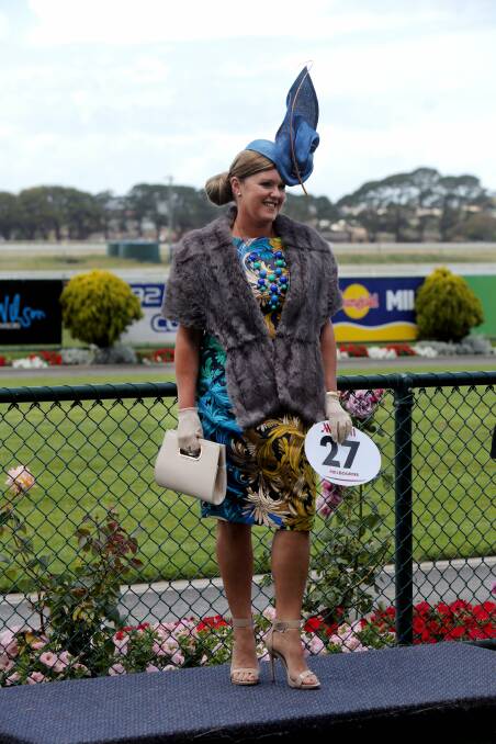 Fashions on the Field entrant Sharon Wilson.