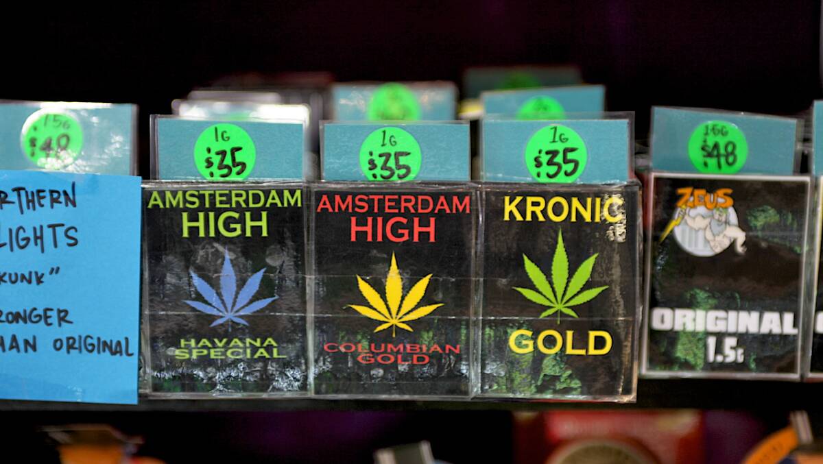 Synthetic cannabinoids such as Kronic are legal to buy.