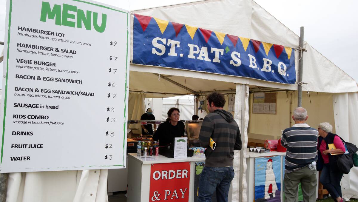 Food is a highlight of the festival for many punters.