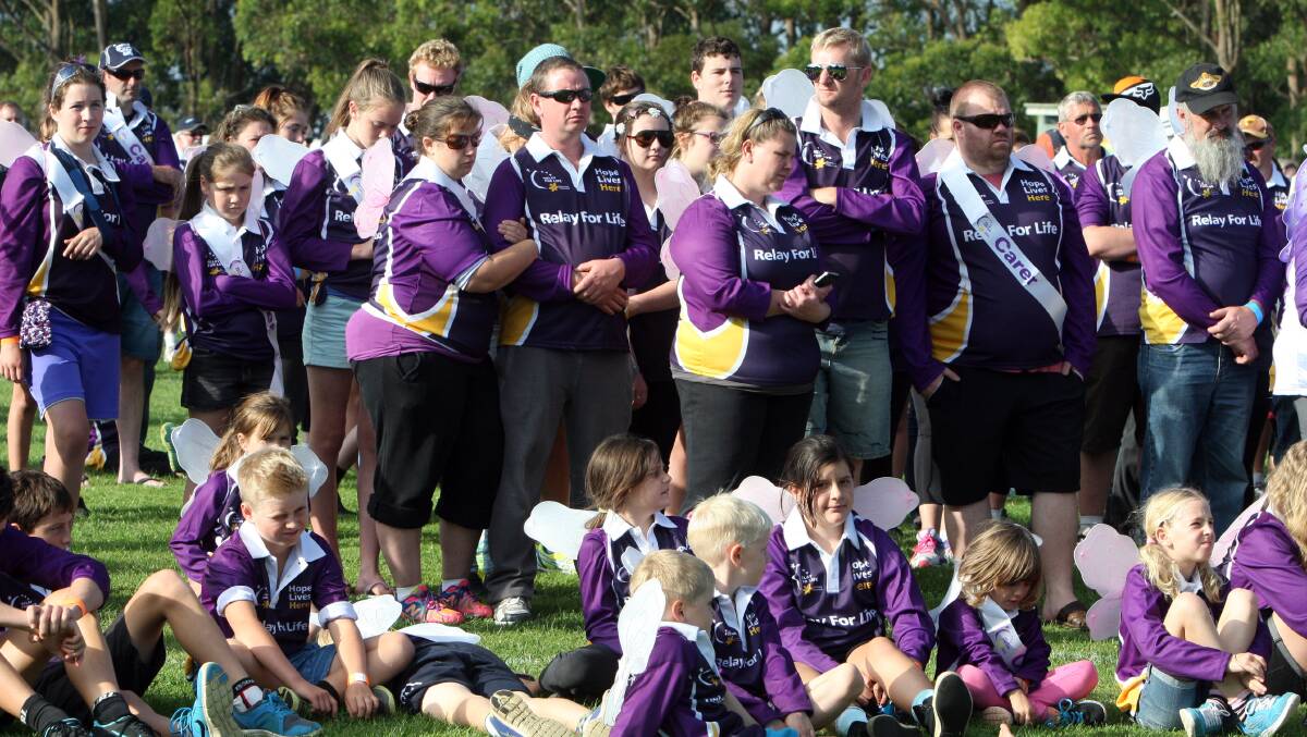 The Opening Ceremony of the Corangamite Relay For Life.