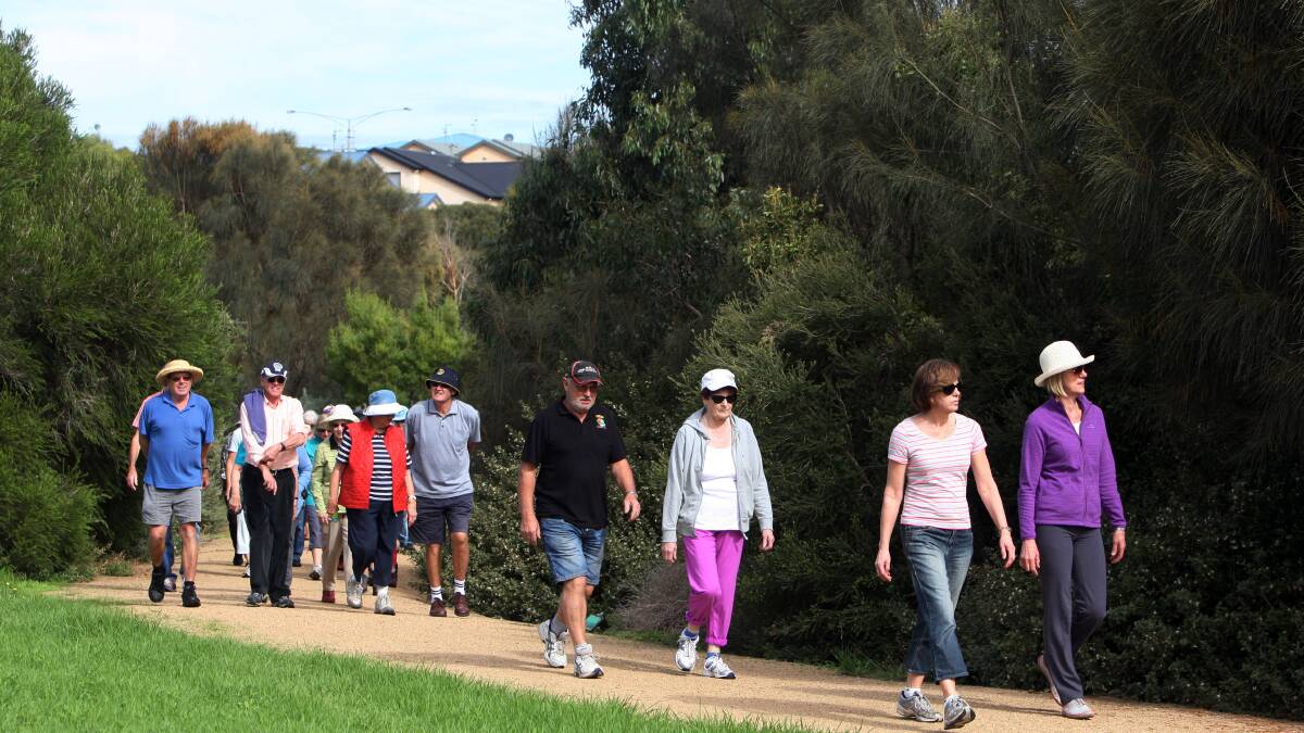 More than 30 people took part in Oxfam’s Walk for Water in Warrnambool yesterday. 