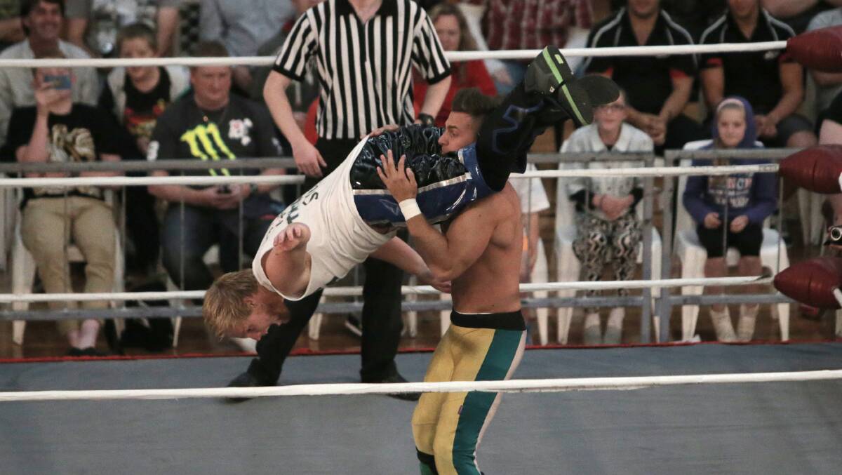 Pro wrestling hit the Arc in Warrnambool on Saturday as part of the Coastal Conflict tour.