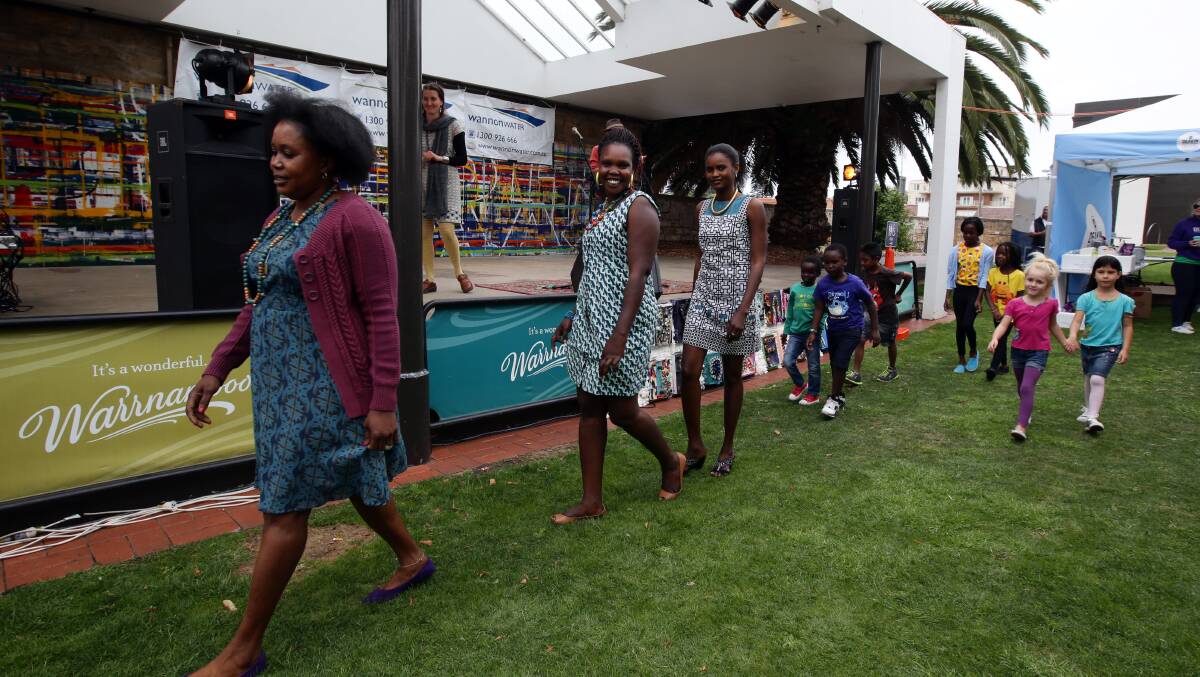 Enique Eco store held a fashion parade at the Sustainable Living Festival at Warrnambool Civic Green.