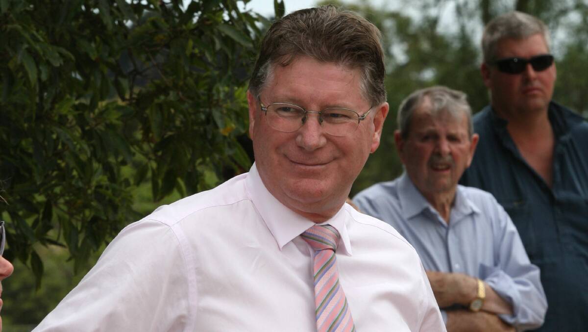 Premier Denis Napthine said his government would continue its road repair agenda if relected on November 29.