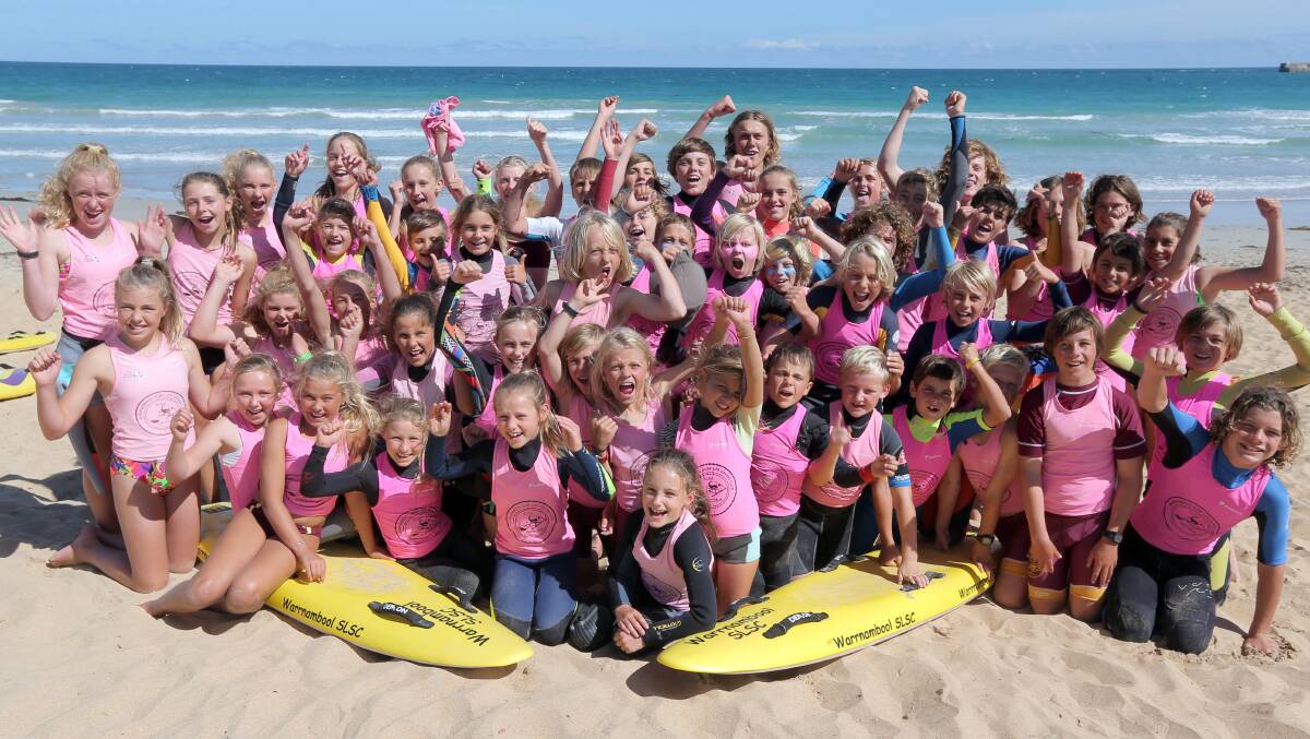 Warrnambool nippers are heading to Ocean Grove for a surf life-saving carnival and Victorian qualifiers. Picture: Rob Gunstone