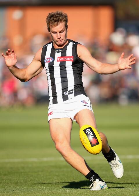 MAJOR COUP: Former Collingwood footballer Sam Dwyer will play for Old Collegians in 2017. Picture: Getty Images
