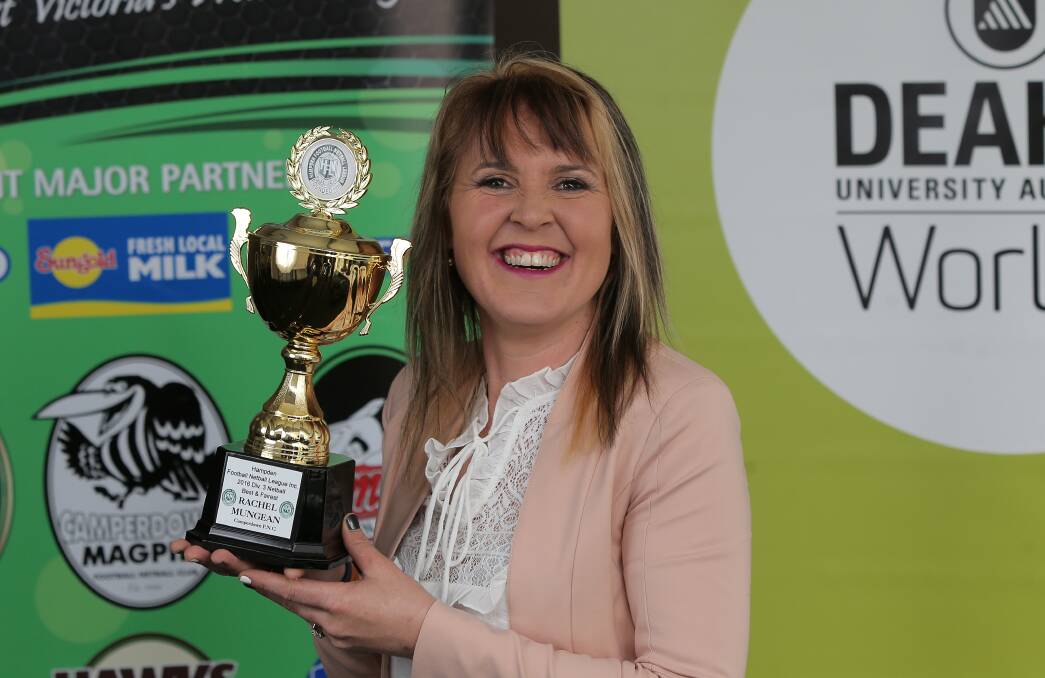 BREAKING NEW GROUND: Camperdown's Rachel Mungean won the inaugural division three best and fairest award. Picture: Vicky Hughson