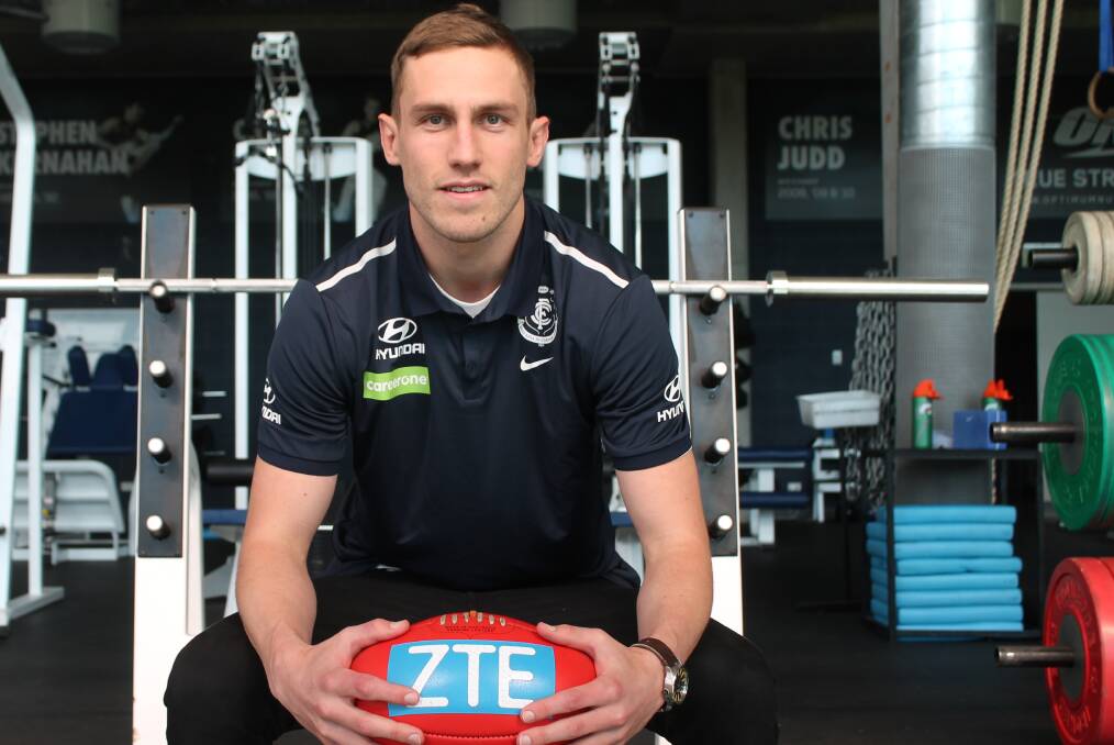 BLUE CALLING: For Geelong Cat and North Warrnambool Eagle
Billie Smedts will embark on a new chapter at Carlton.
Picture: Carlton Media