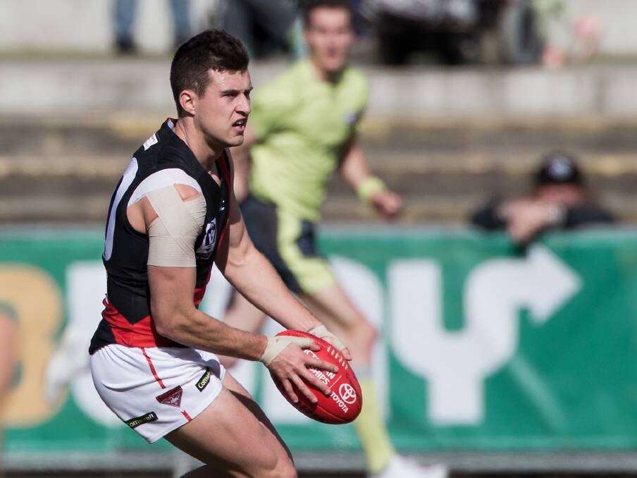 SIGNED ON: Cobden export Jackson Merrett has signed a one-year contract extension with Essendon. Picture: Ben Johnstone