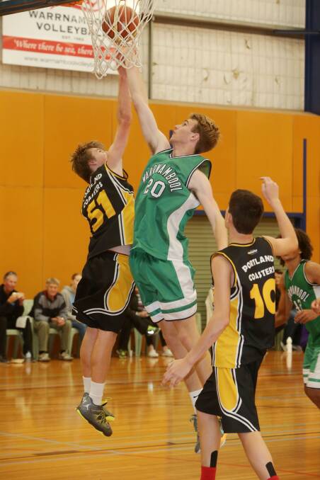 SHARP SHOOTER: Oliver Bidmade, pictured at last year's Seaside Basketball Carnival, was the top scorer in Warrnambool Seahawks' win over Mount Gambier Lakers on Saturday night.