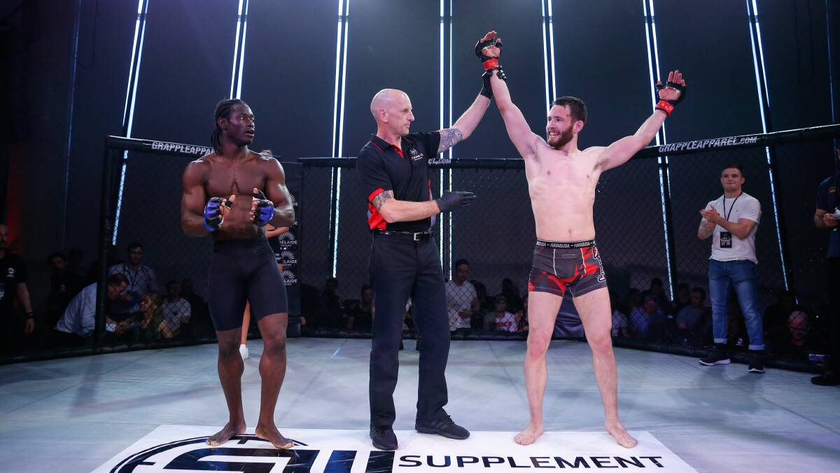 STRONG SHOWING: Warrnambool mixed martial arts competitor Lachlan Dart had a win at Adelaide's Diamondback Championship. Picture: Justin White Photography