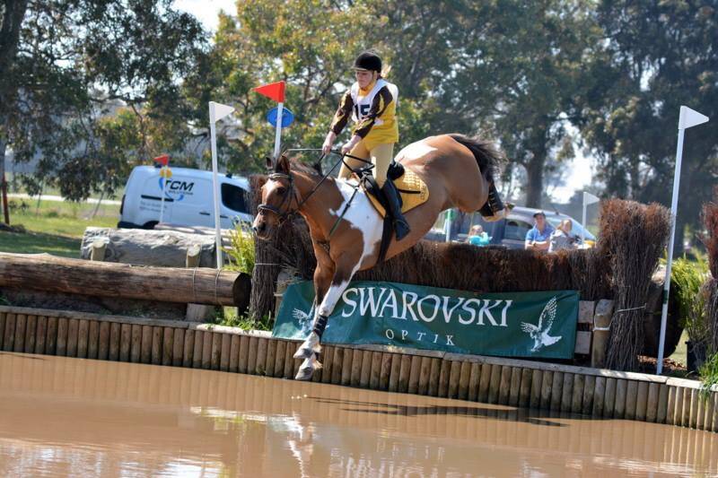 READY: Colac rider Sarah Robbins and Wayouts Dunupsupreme, also known as 'Pumpkin'.