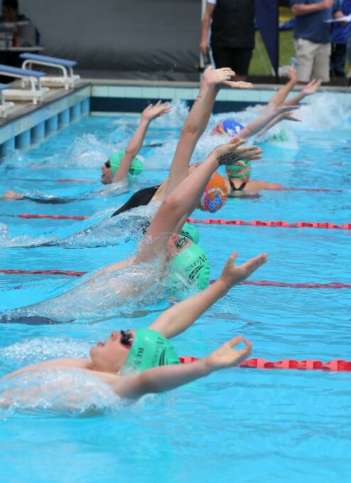 ON THE RISE: Numbers have increased for a short course swim meet.