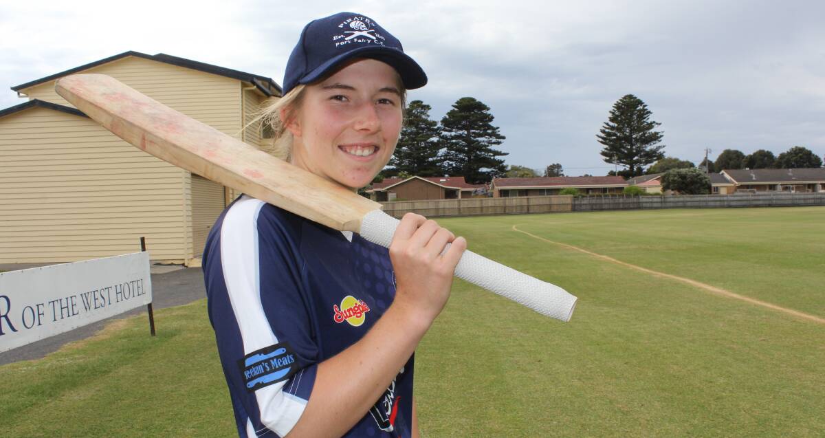 READY FOR THE BIG TIME: Mortlake and Port Fairy cricketer Georgia Wareham has earned a coveted spot with the Melbourne Renegades. Picture: Anthony Brady