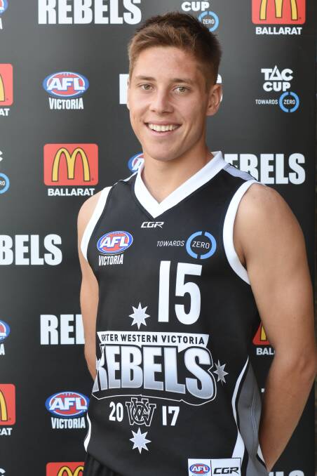 ON THE RISE: Cobden's Trent Reed is set for his second TAC Cup season. Picture: Greater Western Victoria Rebels