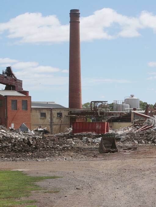 DEMOLITION: The prospective site for the new Camperdown Dairy International factory was cleared earlier this year. Picture: Angela Marshall.