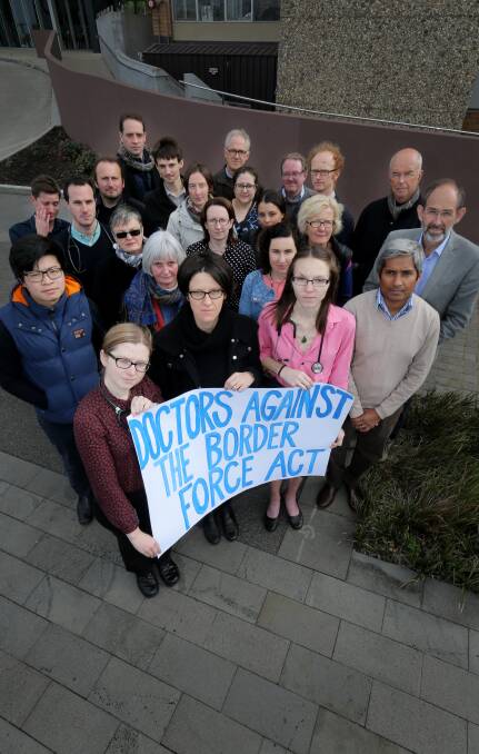 OPEN DISCUSSION: Doctors from the Warrnambool Base Hospital are joining the campaign against the Federal Government's Border Force Act. Picture: Rob Gunstone