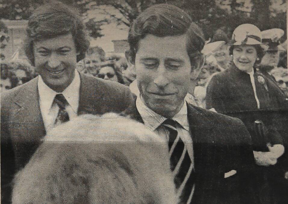 NOVEMBER 1977: Prince Charles visits Warrnambool.