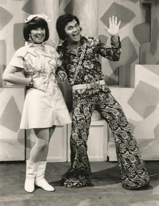 Daryl Somers (pictured with Jacki McDonald) hosted a talent programme on BTV6 in the early 1980s