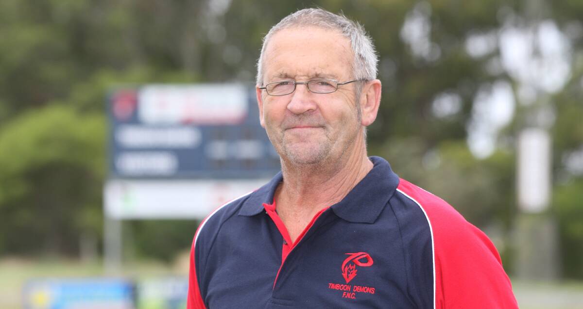 BACK ON BOARD: Mick Hunt has returned to Timboon Demons as non-playing coach for the 2016 season. Hunt is excited about leading the club again. Picture: Anthony Brady