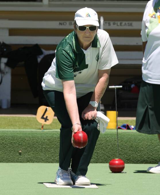 AIMING FOR VICTORY: City Memorial's Pauline Burleigh will team with Kevin O'Keefe this Sunday in the division and region mixed pairs champions. 