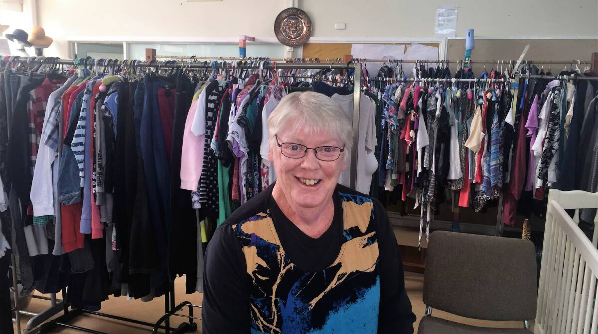 SUCCESS: Koroit Lions Club member Marg Everard spends a lot of hours working in the op shop in High Street. The shop has become a popular location for bargain hunters. Picture: Anthony Brady