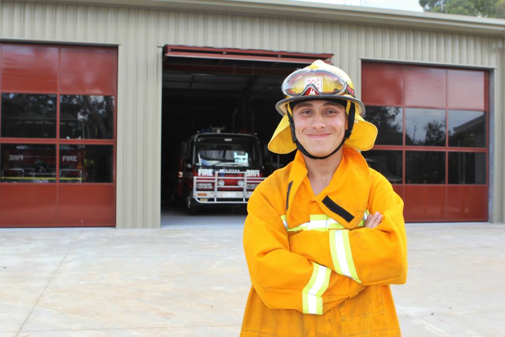 Koroit CFA member Dylan Lau will be on hand to show people around the new station on the open day this Sunday. 