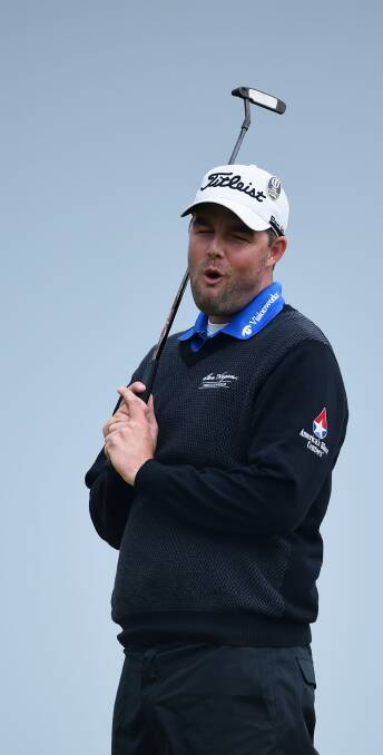 AUSTRALIAN OPEN: Marc Leishman is two over the card after the first round.