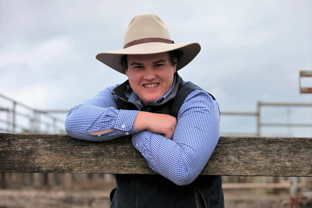 ON THE WAY UP: Josh McDonald is making an impact with his auctioneering skills. He won the auctioneering competition at Sheepvention at Hamilton. Picture: Anthony Brady  