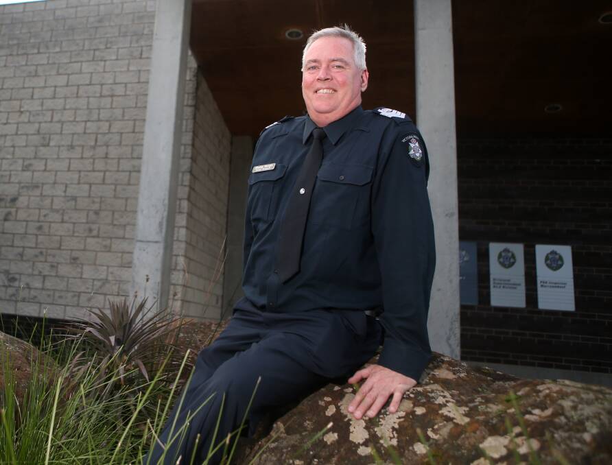 PROBLEM: Senior Sergeant Shane Keogh from Warrnambool police says drug and alcohol addictions are behind much of the crime committed in the south-west. Picture: Amy Paton 