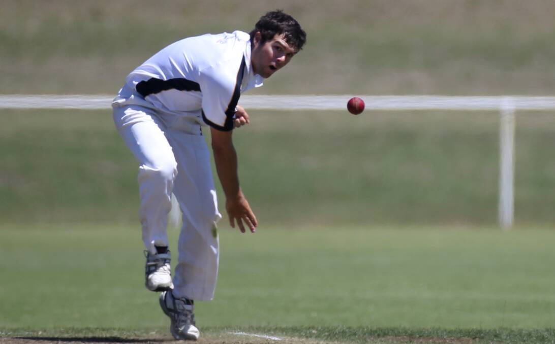 ON TOP: Woodford bowler Hank Schlaghecke is playing an important role in his team's journey towards back-to-back premierships. The Eels are on top of the Warrnambool and District Cricket Association ladder. Picture: Amy Paton