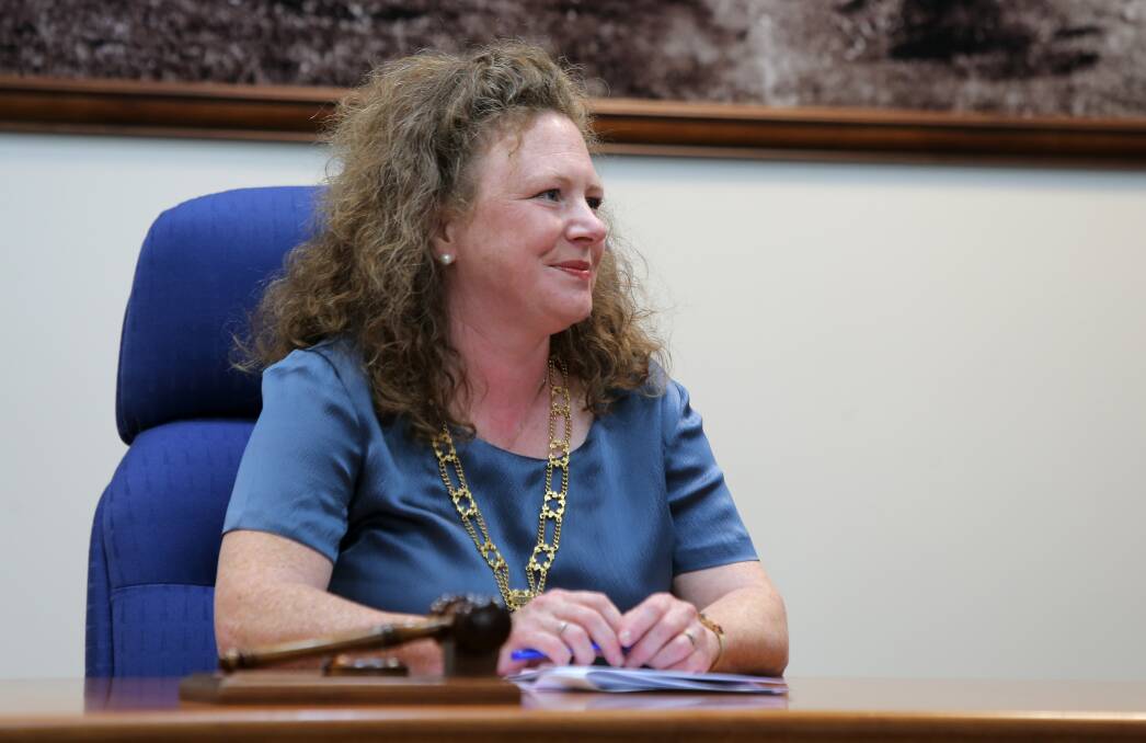TIME: Warrnambool City Council mayor Kylie Gaston's decision to enforce debate time limits has drawn the ire of some councillors. Picture: Rob Gunstone. 