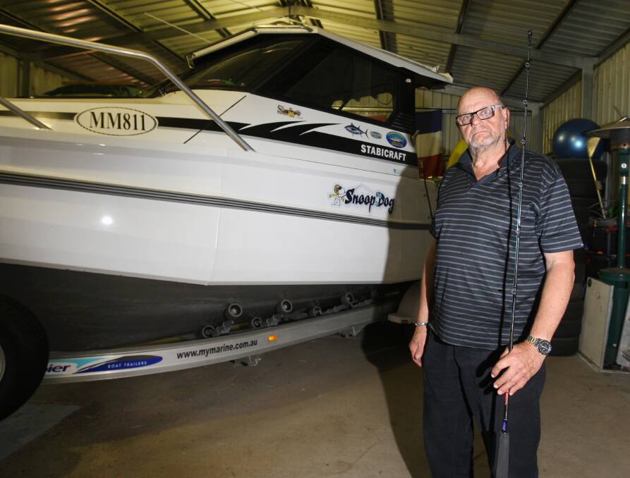 ROUND AND ROUND: Warrnambool fisherman Bruce Ludeman says inaction on the Warrnambool harbour over decades has cost the city millions of dollars.  Picture: Amy Paton