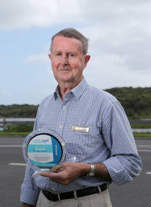 TOP GONG: Ken Cumming picked up another award last Thursday. 
