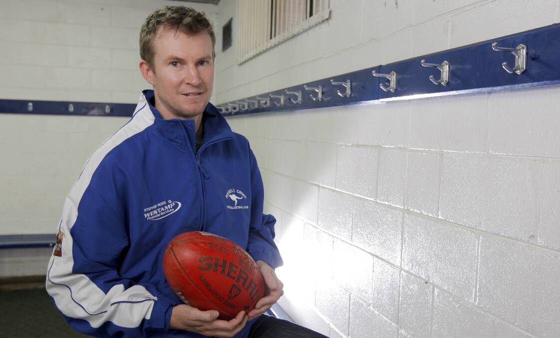 TAKING CHARGE: New Russells Creek coach Luke Kenna is looking forward to a new challenge with the club. Picture: Rob Gunstone