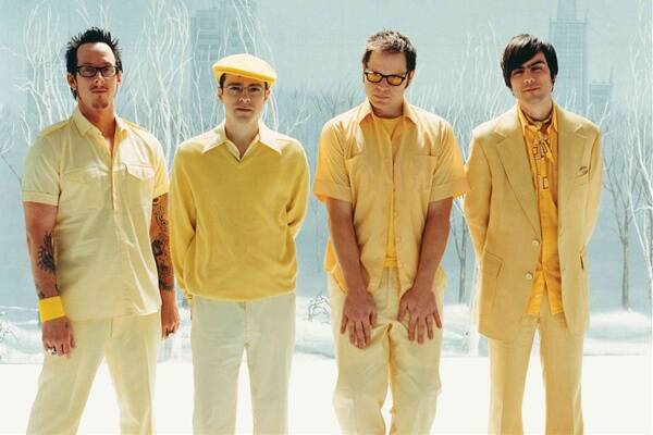 Scott Shriner, Rivers Cuomo, Patrick Wilson and Brian Bell are Weezer.