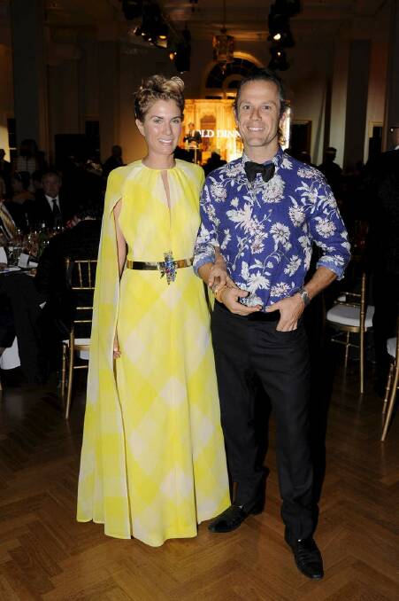 Sarah-Jane Clarke & Daniel Baffsky at the Gold Dinner 2012.
